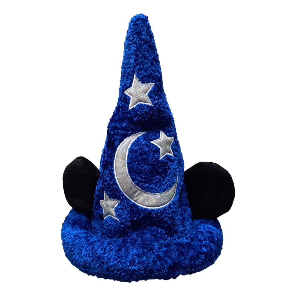 Disney Mickey Mouse Blue Fantasia Sorcerer's Wizard 15” Hat W/Ears